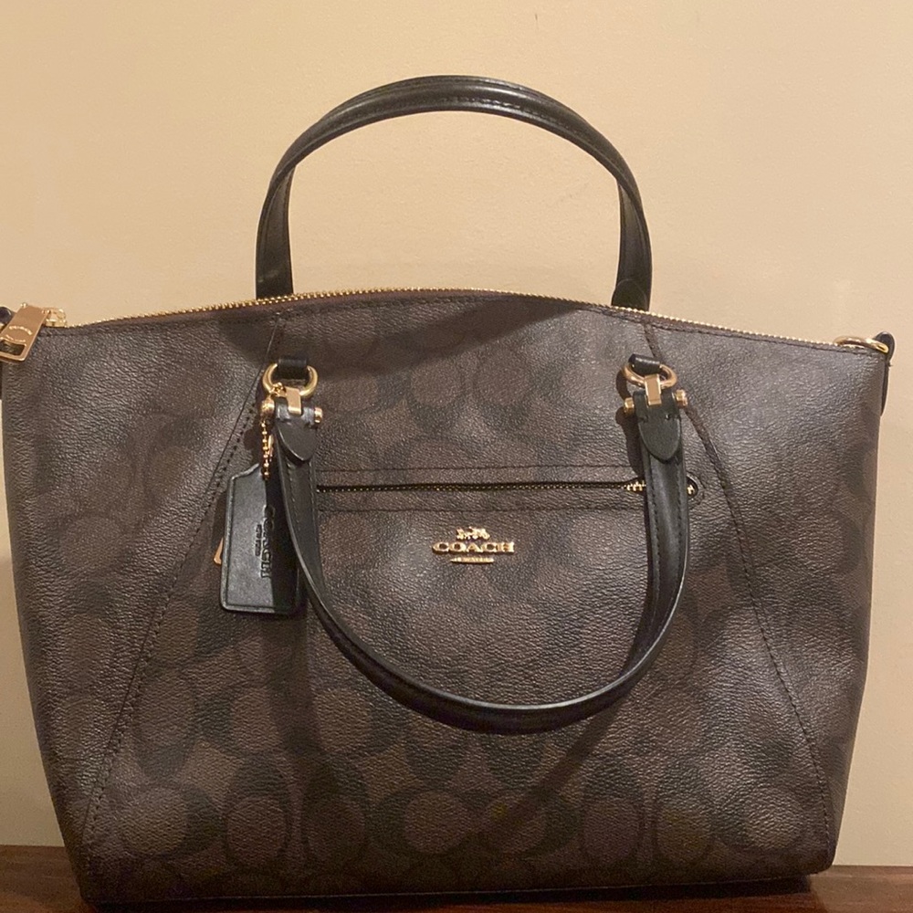 Authentic Coach chocolate purse